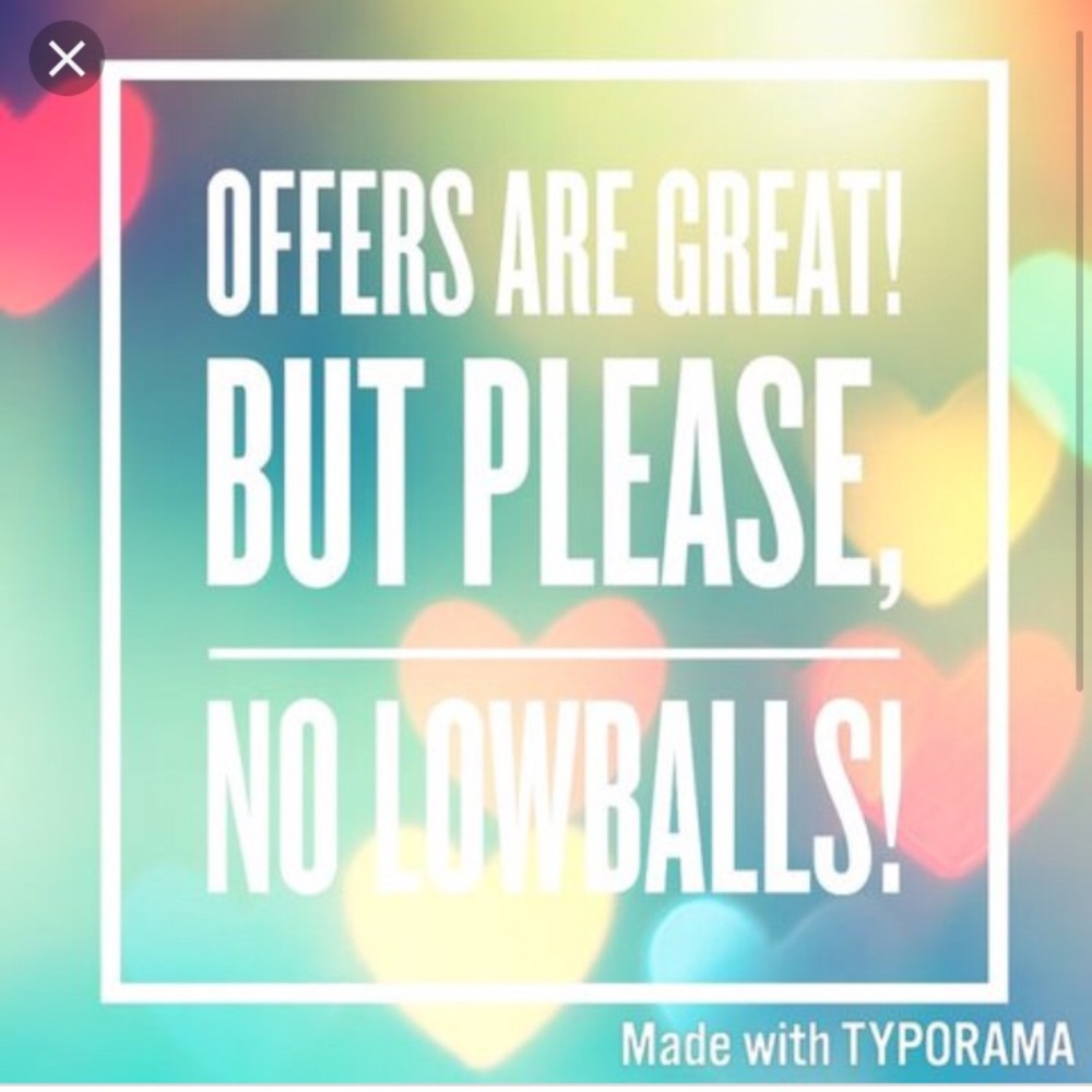 Please make kind offers!! Low offer=no counter